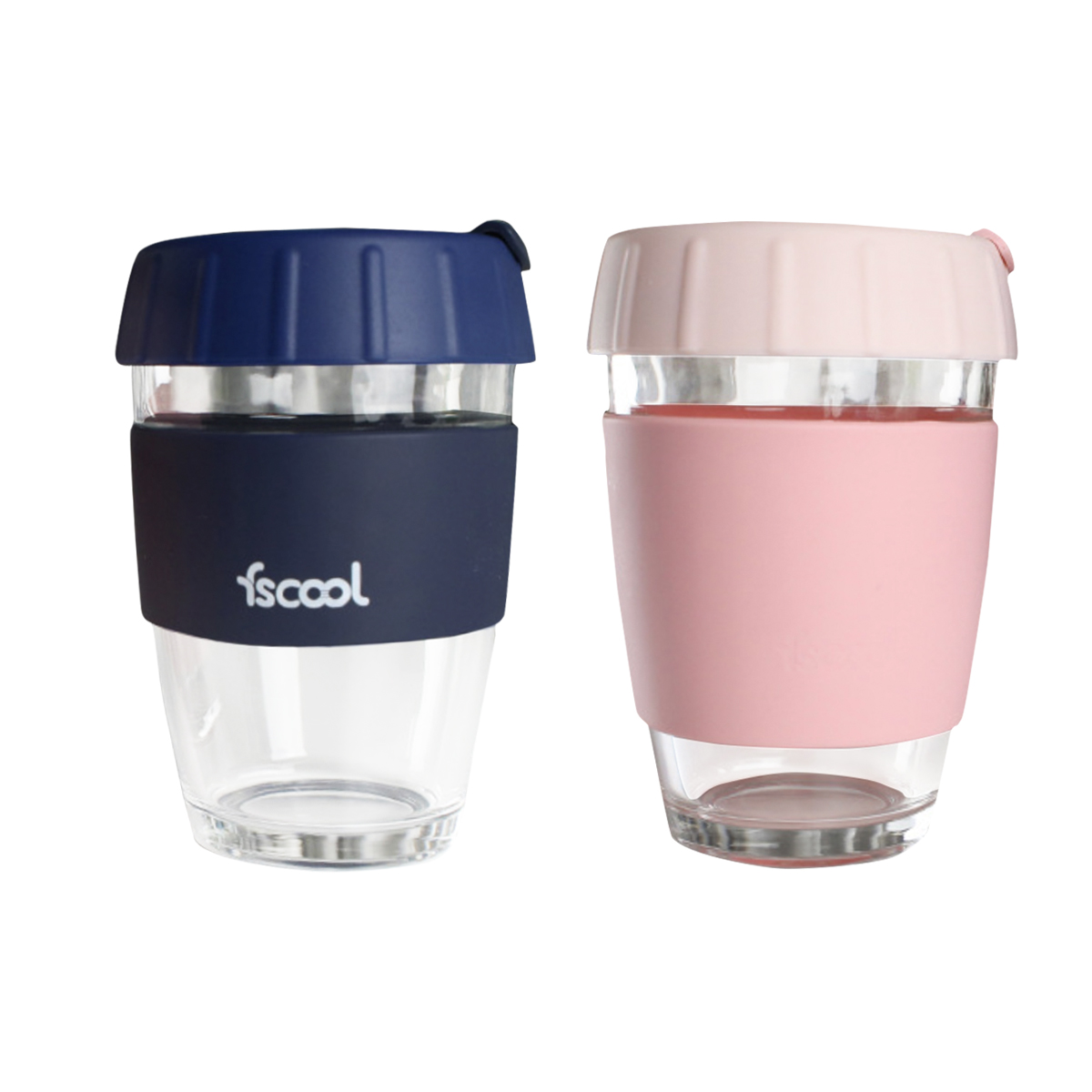 Glass Mug with Lid (250ml / 340ml / 450ml)